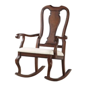 Acme Furniture Sheim Beige Cherry Rocking Chair