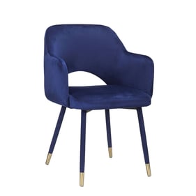 Acme Furniture Applewood Ocean Blue Gold Accent Chair