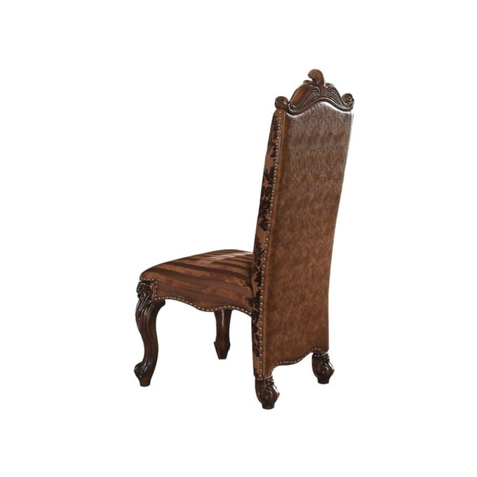 2 Acme Furniture Versailles Light Brown Cherry Oak Side Chairs ACM-61102