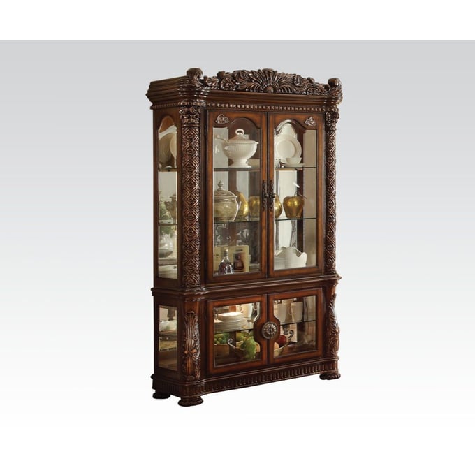 Acme Furniture Vendome Cherry Curio Cabinet ACM-62023