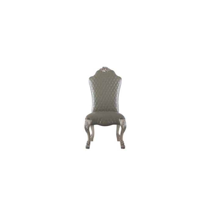 2 Acme Furniture Dresden Vintage Bone White Side Chairs ACM-68172