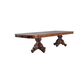 Acme Furniture Picardy Honey Oak Dining Table With Extension Leaf