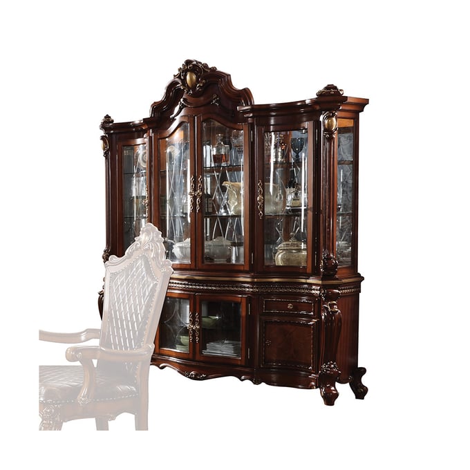 Acme Furniture Picardy Honey Oak Hutch and Buffet ACM-68227