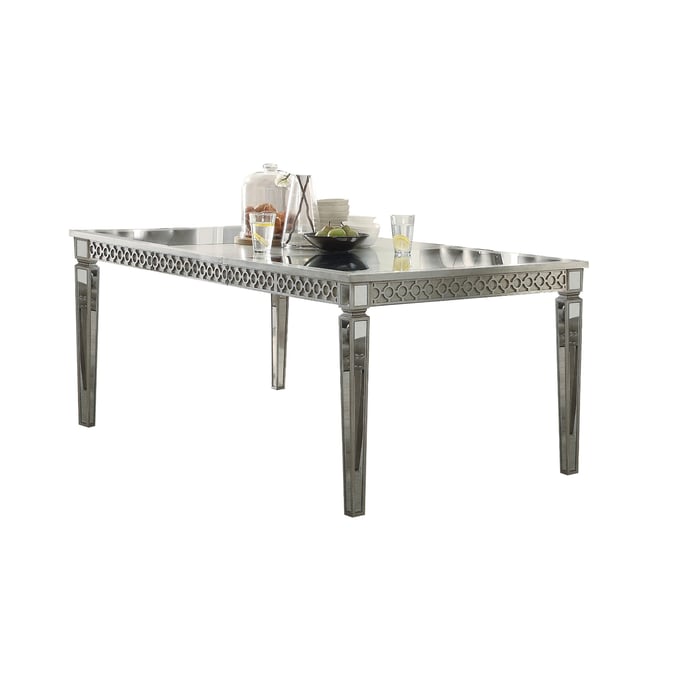 Acme Furniture Kacela Mirrored Champagne Dining Table ACM-72155