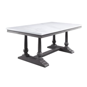 Acme Furniture Yabeina Gray Oak Dining Table