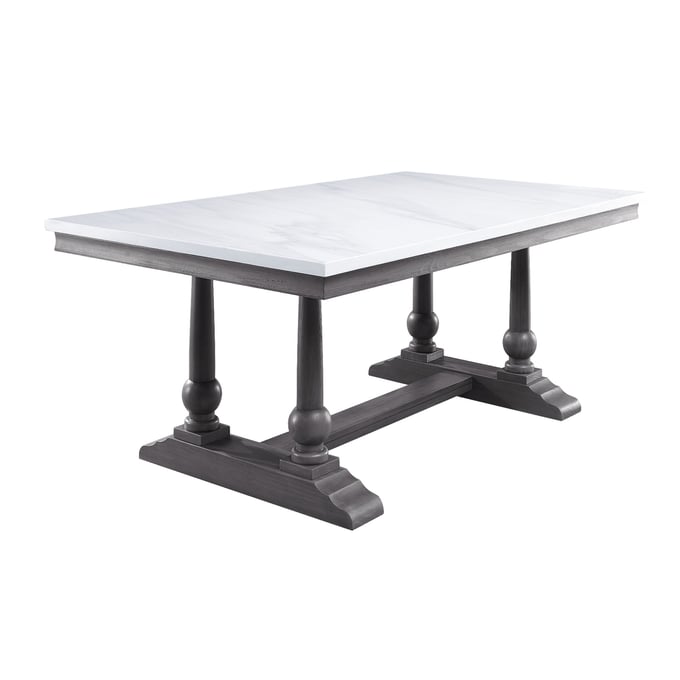 Acme Furniture Yabeina Gray Oak Dining Table ACM-73265