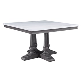 Acme Furniture Yabeina Gray Oak Square Dining Table