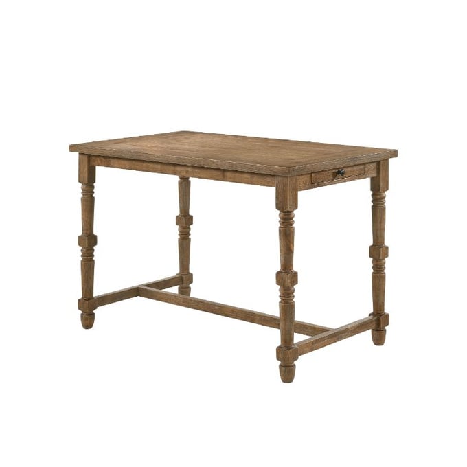 Acme Furniture Farsiris Weathered Oak Counter Height Table ACM-77175