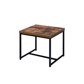 Acme Furniture Bob Weathered Oak Black End Table