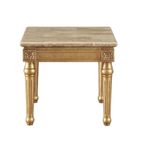 Acme Furniture Daesha Antique Gold End Table