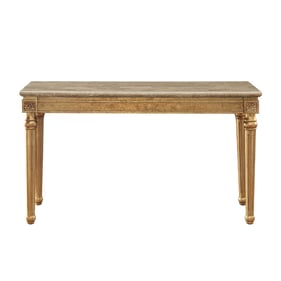 Acme Furniture Daesha Antique Gold Sofa Table