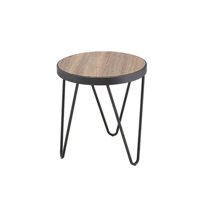 Acme Furniture Bage Weathered Gray Oak End Table ACM-81737