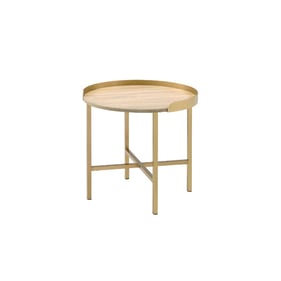 Acme Furniture Mithea Oak Gold End Table