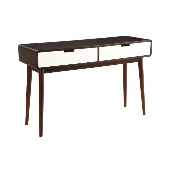 Acme Furniture Christa Espresso White Sofa Table ACM-82854