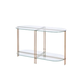 Acme Furniture Veises Champagne Sofa Table