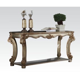 Acme Furniture Vendome Gold Patina Sofa Table