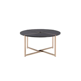 Acme Furniture Bromia Black Champagne Coffee Table