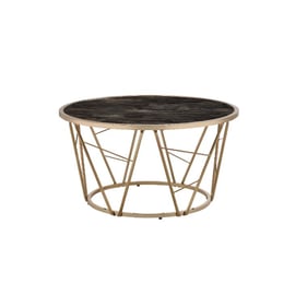 Acme Furniture Cicatrix Black Champagne Coffee Table