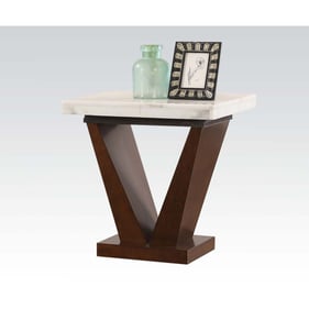 Acme Furniture Forbes White Walnut End Table