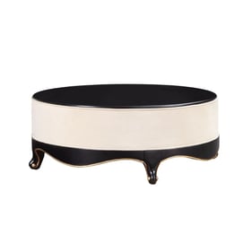 Acme Furniture Sheridan Cream Black Coffee Table