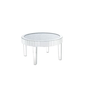 Acme Furniture Ornat Mirrored Round Coffee Table