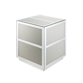 Acme Furniture Lavina Mirrored Diamonds End Table