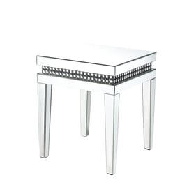 Acme Furniture Lotus Mirrored End Table