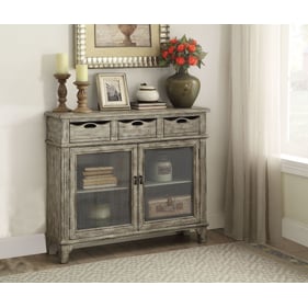 Acme Furniture Vernon Weathered Gray Console Table