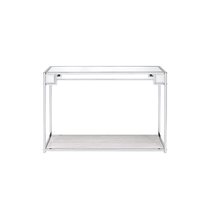 Acme Furniture Asbury Mirrored Chrome Console Table ACM-90308