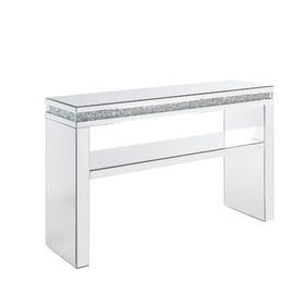 Acme Furniture Noralie Mirrored Diamonds Sofa Table