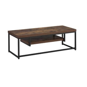 Acme Furniture Bob Weathered Oak Black TV Stand