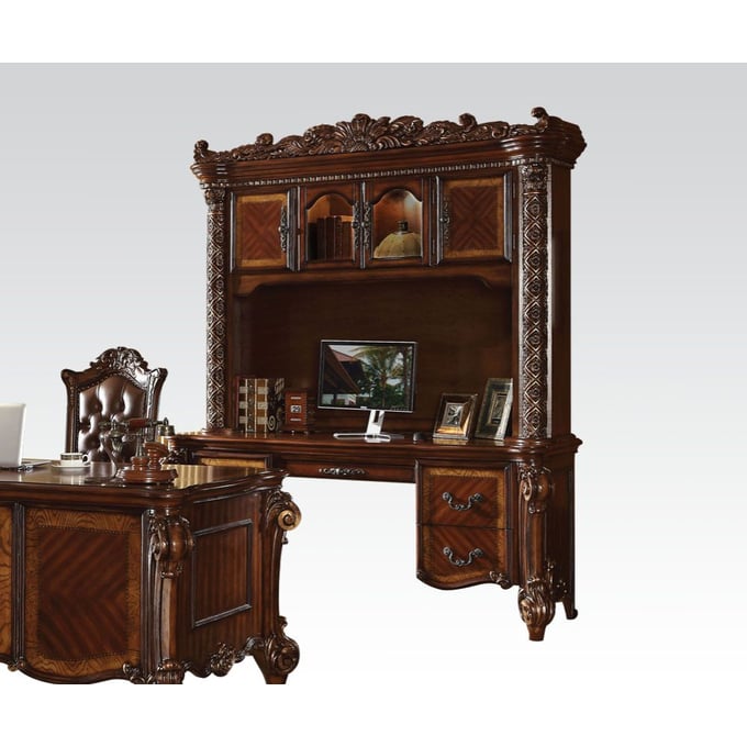 Acme Furniture Vendome Cherry Computer Desk and Hutch ACM-92128