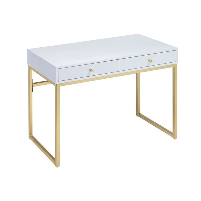 Acme Furniture Coleen White Writing Desk ACM-92312