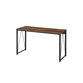 Acme Furniture Zaidin Weathered Oak Black Writing Desk