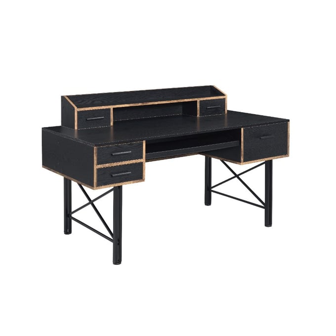 Acme Furniture Safea Black Computer Desk ACM-92804