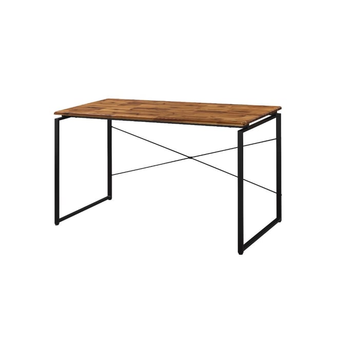 Acme Furniture Jurgen Oak Black Desk ACM-92910