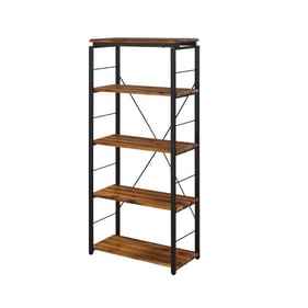 Acme Furniture Jurgen Oak Black Bookshelf