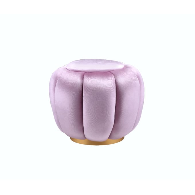 Acme Furniture Heiress Bubblegum Pink Ottoman ACM-96465