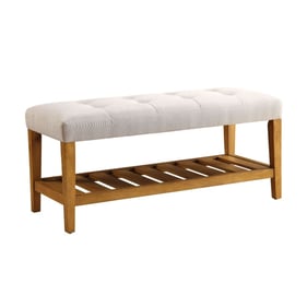 Acme Furniture Charla Light Gray Oak Bench