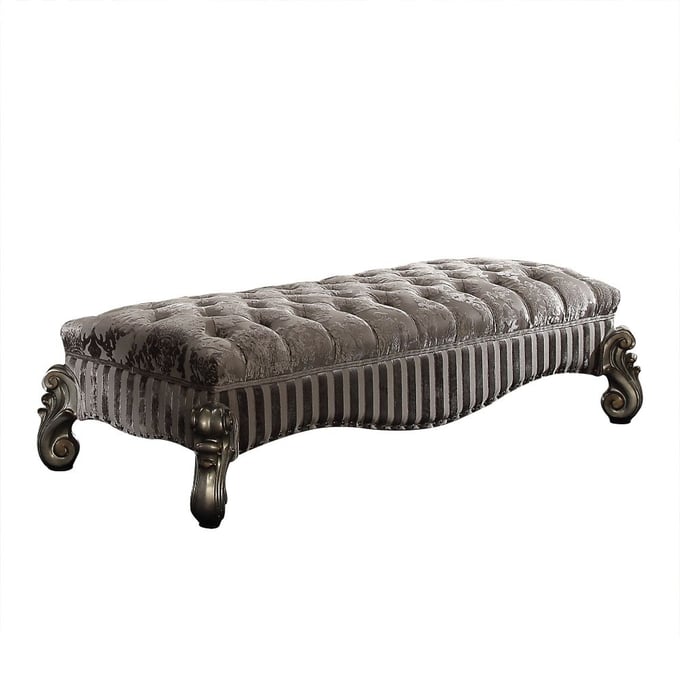 Acme Furniture Versailles Antique Platinum Bench ACM-96820