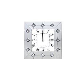 Acme Furniture Hessa Mirrored Wall Clock