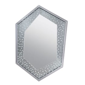 Acme Furniture Nysa Mirrored Clear Wall Mirror