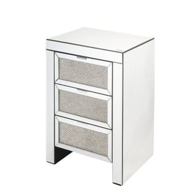 Acme Furniture Lavina Mirrored Accent Table