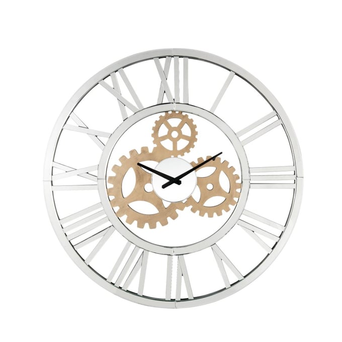 Acme Furniture Acilia Mirrored Wall Clock ACM-97725