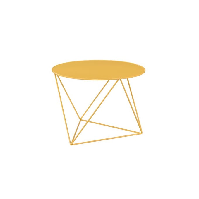 Acme Furniture Epidia Yellow Accent Table ACM-97841