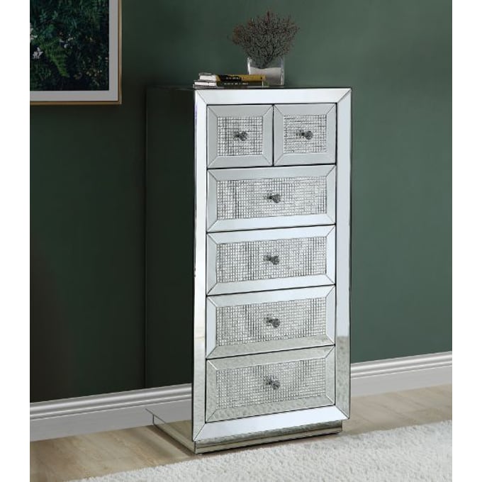 Acme Furniture Ornat Diamonds Cabinet ACM-97949