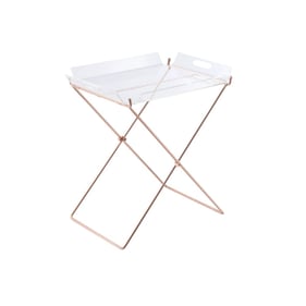 Acme Furniture Cercie Clear Acrylic Copper Tray Table