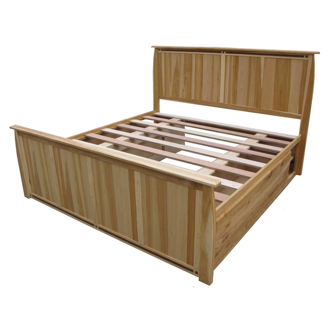 A-America Adamstown Natural King Storage Bed AAF-ADANT5171