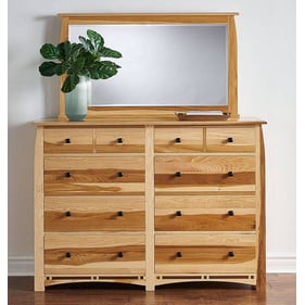 A-America Adamstown Natural Dresser and Mirror