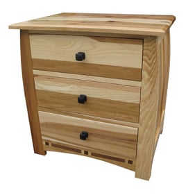 A-America Adamstown Natural 3 Drawer Nightstand